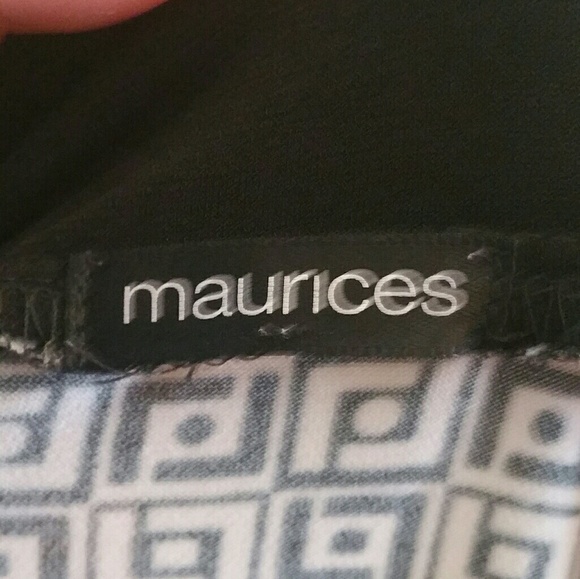 SOLD Small Maurices women's midi dress, faux-wrap - Picture 5 of 5